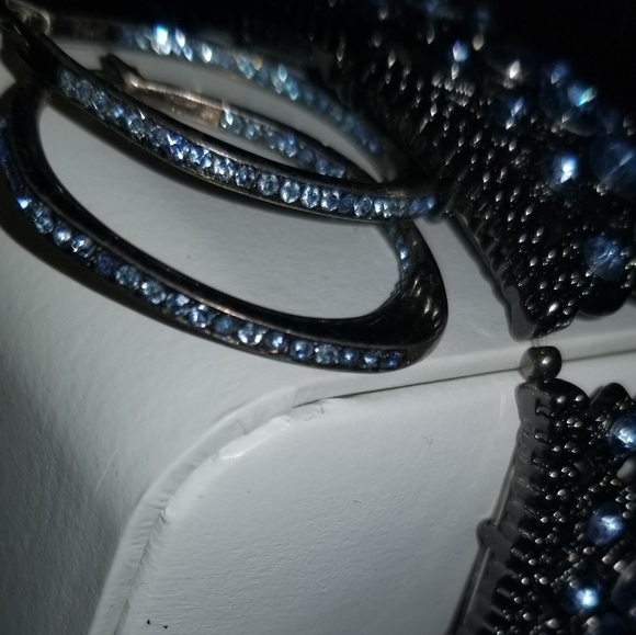 Jewelry (Fashion/Costume) - Blue stones Set - Picture 1 of 7